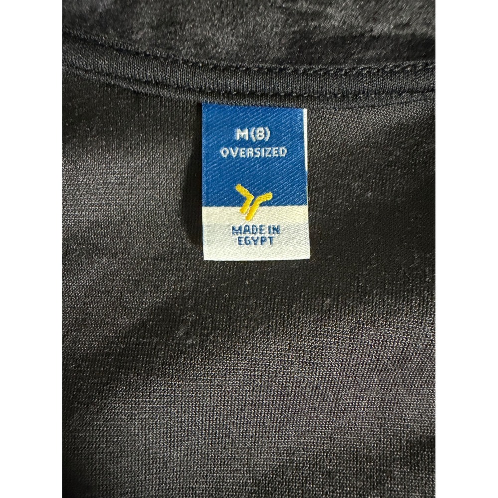 Old Navy Kids Velour Zip Hoodie Black M 8 Oversized - Picture 4 of 5